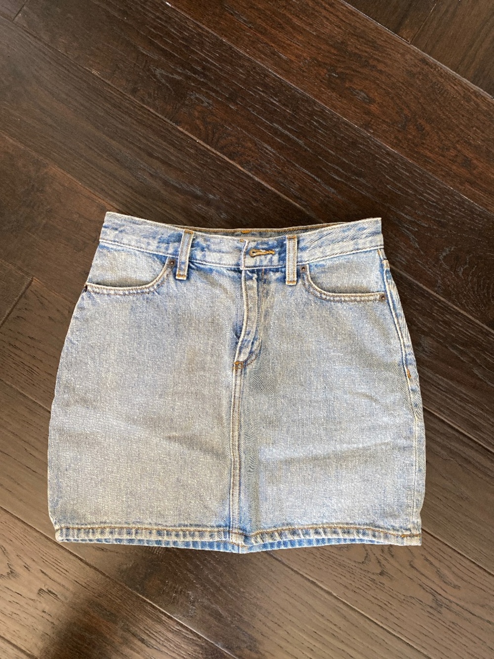 TNA denim skirt